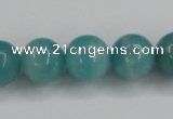 CAM138 15.5 inches 14mm round amazonite gemstone beads wholesale