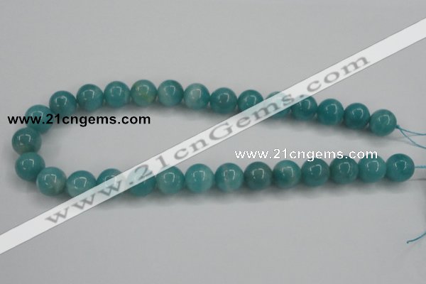 CAM138 15.5 inches 14mm round amazonite gemstone beads wholesale