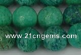 CAM1405 15.5 inches 14mm faceted round Russian amazonite beads