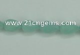 CAM141 15.5 inches 8*12mm faceted teardrop amazonite gemstone beads