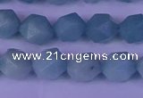 CAM1418 15.5 inches 10mm faceted nuggets Chinese amazonite beads