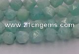 CAM1436 15.5 inches 6mm faceted nuggets amazonite gemstone beads