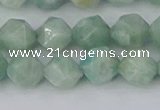 CAM1473 15.5 inches 8mm faceted nuggets Brazilian amazonite beads