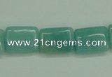 CAM150 15.5 inches 12*16mm rectangle amazonite gemstone beads