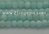 CAM1500 15.5 inches 4mm round natural peru amazonite beads