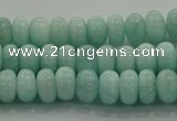 CAM1531 15.5 inches 4*6mm rondelle natural peru amazonite beads