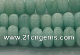 CAM1532 15.5 inches 5*8mm rondelle natural peru amazonite beads