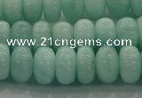 CAM1533 15.5 inches 6*10mm rondelle natural peru amazonite beads