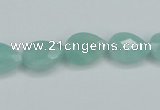 CAM157 15.5 inches 10*14mm faceted teardrop amazonite gemstone beads