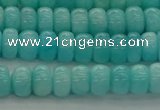 CAM1601 15.5 inches 4*6mm rondelle natural peru amazonite beads