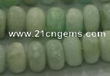 CAM1613 15.5 inches 6*10mm faceted rondelle peru amazonite beads