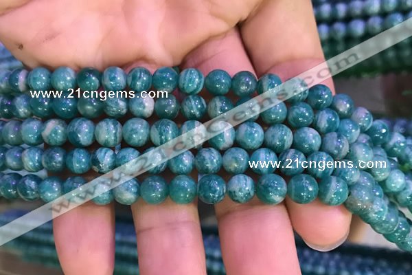 CAM1651 15.5 inches 6mm round Russian amazonite gemstone beads