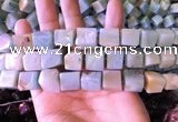 CAM1676 15.5 inches 8*10mm - 12*14mm cube amazonite beads