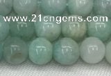 CAM1681 15.5 inches 6mm round natural amazonite beads wholesale