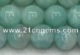 CAM1687 15.5 inches 8mm round natural amazonite beads wholesale