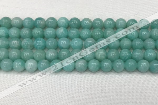 CAM1692 15.5 inches 8mm round natural amazonite gemstone beads