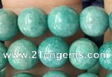 CAM1702 15.5 inches 6mm round Russian amazonite beads