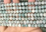 CAM1721 15.5 inches 6mm round amazonite beads wholesale