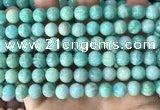 CAM1726 15.5 inches 8mm round amazonite gemstone beads wholesale