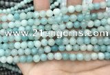 CAM1731 15.5 inches 6mm round amazonite gemstone beads