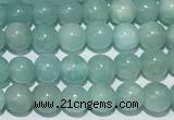 CAM1765 15 inches 4mm round amazonite gemstone beads