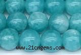 CAM1791 15 inches 8mm round amazonite gemstone beads