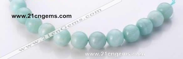 CAM21 15.5 inches natural amazonite 16mm round beads Wholesale