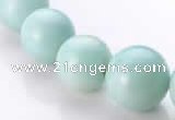 CAM24 17 inches different sizes round natural amazonite beads