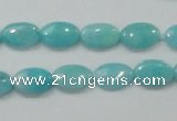 CAM303 15.5 inches 8*12mm oval natural peru amazonite beads wholesale