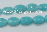 CAM304 15.5 inches 10*14mm oval natural peru amazonite beads wholesale