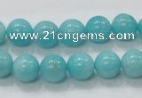 CAM308 15.5 inches 10mm round natural peru amazonite beads wholesale