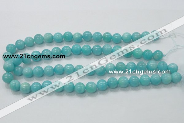 CAM309 15.5 inches 12mm round natural peru amazonite beads wholesale