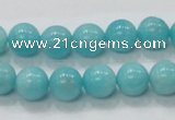 CAM316 15.5 inches 8mm round natural peru amazonite beads wholesale