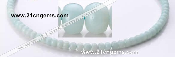 CAM32 rondelle 5*6mm natural amazonite gemstone beads Wholesale