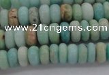 CAM328 15.5 inches 4*8mm rondelle natural peru amazonite beads