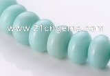 CAM33 rondelle 5*8mm natural amazonite gemstone beads Wholesale