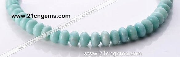 CAM33 rondelle 5*8mm natural amazonite gemstone beads Wholesale