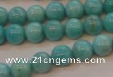 CAM353 15.5 inches 10mm round natural peru amazonite beads wholesale