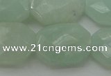 CAM369 15.5 inches 15*20mm faceted octagonal amazonite beads