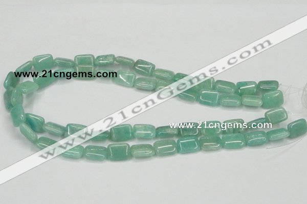 CAM405 15.5 inches 10*14mm rectangle natural russian amazonite beads