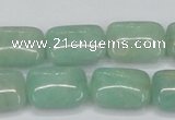 CAM406 15.5 inches 13*18mm rectangle natural russian amazonite beads