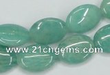 CAM408 15.5 inches 13*18mm oval natural russian amazonite beads