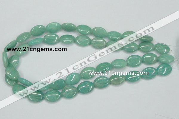 CAM408 15.5 inches 13*18mm oval natural russian amazonite beads