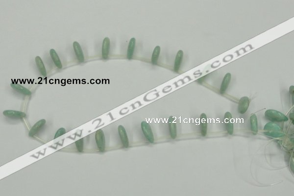 CAM418 15.5 inches flat teardrop 13*18mm natural russian amazonite beads
