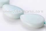 CAM51 natural amazonite 18*25mm flat teardrop beads Wholesale