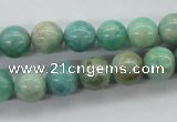 CAM524 15.5 inches 10mm round mexican amazonite gemstone beads