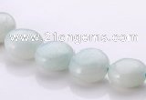 CAM57 10mm coin natural amazonite gemstone beads Wholesale