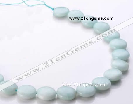 CAM60 coin 16mm natural amazonite gemstone beads Wholesale