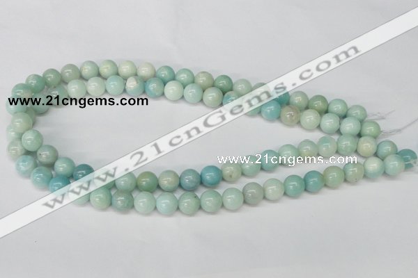 CAM600 15.5 inches 10mm round Chinese amazonite gemstone beads