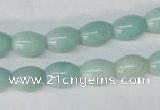 CAM602 15.5 inches 8*11mm rice Chinese amazonite gemstone beads